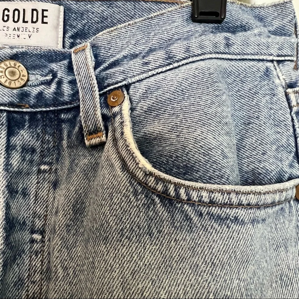 Agolde Riley High Rise Straight Crop Jeans - Picture 11 of 13